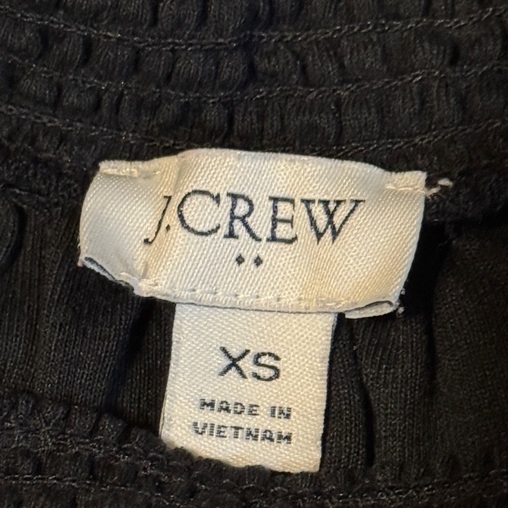 J. Crew Black Long Sleeve Blouse - Picture 7 of 10